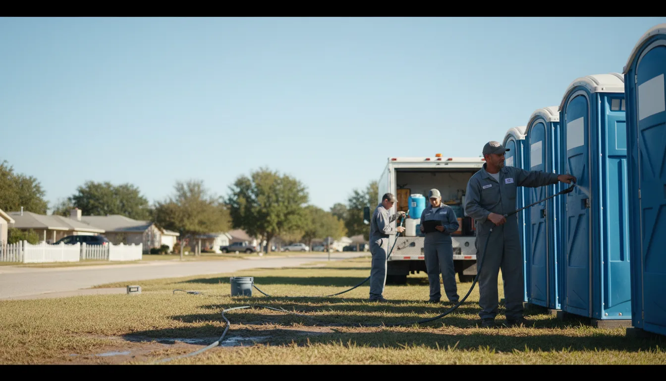 Long-Term Portable Toilet Rental in Racine, OH near me